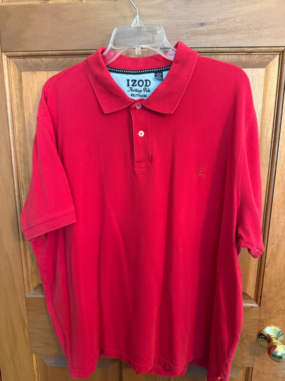 Izod Red Men's Heritage Polo Shirt